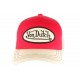 Casquette Von Dutch Rouge Visiere Beige Colors Baseball Trucker Tendance CASQUETTES VON DUTCH