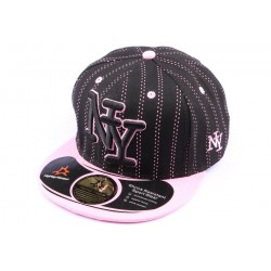 Snapback NY Noire Couture Rose ANCIENNES COLLECTIONS divers