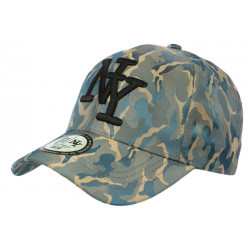 Casquette NY militaire bleu et verte Baseball Tendance Kaptain CASQUETTES Hip Hop Honour