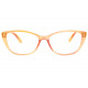 Lunettes Loupe Oranges Transparentes Femme Fashion Valy Lunettes Loupes New Time