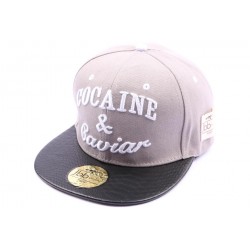 Casquette Snapback JBB couture grise et noire ANCIENNES COLLECTIONS divers