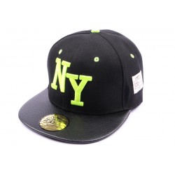 Snapback JBB Couture Noire et Jaune Fluo ANCIENNES COLLECTIONS divers