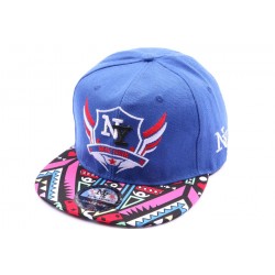 Snapback NY bleu visière imprimé ANCIENNES COLLECTIONS divers