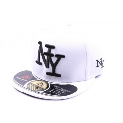 Snapback NY Blanche Visière Noire et Blanche ANCIENNES COLLECTIONS divers