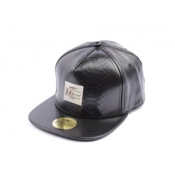 Snapback JBB couture Noir façon serpent ANCIENNES COLLECTIONS divers