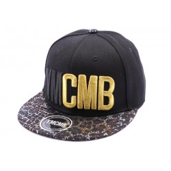 Snapback YMCMB noir et visière imprimée ANCIENNES COLLECTIONS divers