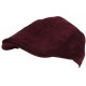 Casquette Cuir Rouge Bordeaux Daim Suedine Classe Reglable Kilro CASQUETTES Léon montane