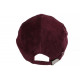 Casquette Cuir Rouge Bordeaux Daim Suedine Classe Reglable Kilro CASQUETTES Léon montane