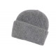 Bonnet Angora Gris Fonce en Laine Douce et Classe Antje BONNETS Nyls Création