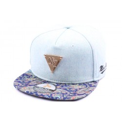 Casquette Snapback NY Verte avec visière bleu ANCIENNES COLLECTIONS divers