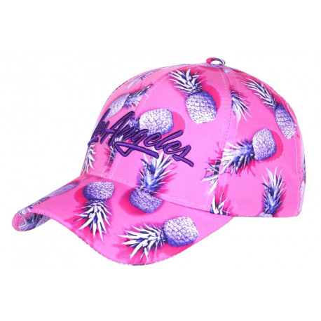 Casquette Los Angeles Rose Ananas Originale Baseball Fruitus CASQUETTES Hip Hop Honour