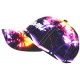 Casquette Enfant violette et jaune Miami Tropical Night de 7 à 11 ans Casquette Enfant Hip Hop Honour