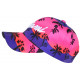 Casquette Enfant Rose Violette Miami tropicale Sunset 7 a 11 ans Casquette Enfant Hip Hop Honour