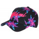 Casquette Enfant Rose et Noire Miami tropicale Boreal 7 a 11 ans Casquette Enfant Hip Hop Honour