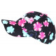 Casquette Miami Bleue et Rose a Fleurs Tropicales Bali Baseball CASQUETTES Hip Hop Honour