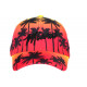 Casquette Miami Rouge et Jaune Fashion Tropical Sunrise Baseball CASQUETTES Hip Hop Honour