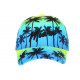 Casquette Miami Bleue et Jaune Fashion Tropical Sunrise Baseball CASQUETTES Hip Hop Honour