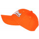 Casquette NY Orange et Blanche Rétro Classe en Coton Bronxa Baseball CASQUETTES Hip Hop Honour