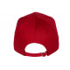 Casquette NY Rouge et Blanche Rétro Classe en Coton Bronxa Baseball CASQUETTES Hip Hop Honour