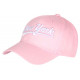 Casquette NY Rose Pastel Rétro Classe en Coton Bronxa Baseball CASQUETTES Hip Hop Honour