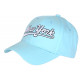 Casquette NY Bleue Pastel Rétro Classe en Coton Bronxa Baseball CASQUETTES Hip Hop Honour