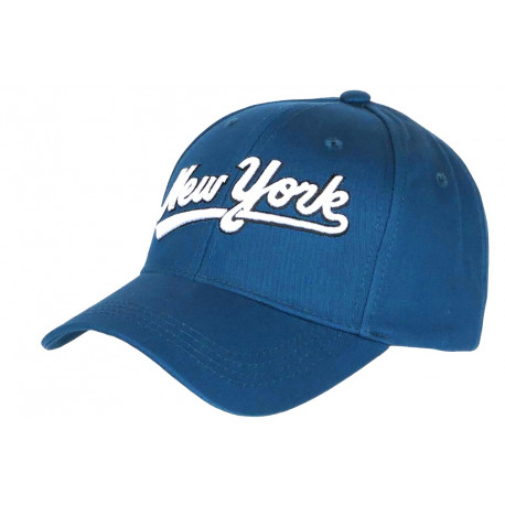 Casquette NY Bleue Vintage Chic en Coton Bronxa Baseball CASQUETTES Hip Hop Honour