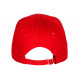 Casquette ICON Rouge Patch Argent Streetwear Baseball Luzza CASQUETTES Hip Hop Honour