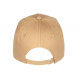 Casquette ICON Beige Patch Dore Cuir Streetwear Baseball Luzza CASQUETTES Hip Hop Honour