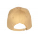 Casquette ICON Beige Patch Argent Cuir Streetwear Baseball Luzza CASQUETTES Hip Hop Honour