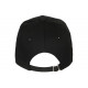 Casquette ICON Noire Patch Doré Cuir Streetwear Baseball Luzza CASQUETTES Hip Hop Honour