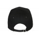 Casquette ICON Noire Patch Argent Cuir Streetwear Baseball Luzza CASQUETTES Hip Hop Honour