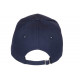 Casquette ICON Bleue Patch Argent Cuir Streetwear Baseball Luzza CASQUETTES Hip Hop Honour