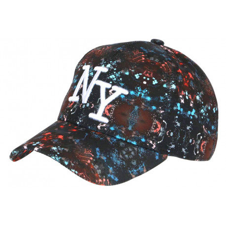 Casquette NY Noire et Orange City Cosmos Rorak Baseball CASQUETTES Hip Hop Honour