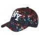 Casquette NY Rouge et Noire City Cosmos Rorak Baseball CASQUETTES Hip Hop Honour