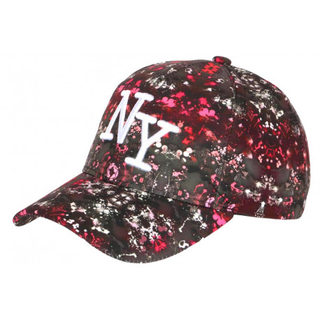 Casquette NY Rose et Blanche City Cosmos Rorak Baseball CASQUETTES Hip Hop Honour