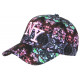 Casquette NY Rose et Verte City Cosmos Rorak Baseball CASQUETTES Hip Hop Honour