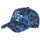 Casquette NY Bleue et Noire City Cosmos Rorak Baseball CASQUETTES Hip Hop Honour