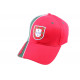 Casquette Strapback Portugal verte et rouge CASQUETTES PAYS