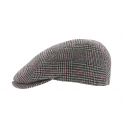 Casquette Plate Herman en tweed carreaux Gris ANCIENNES COLLECTIONS divers