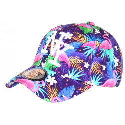 Casquette Flamant Rose Violette Originale NY Baseball Flamingo CASQUETTES Hip Hop Honour