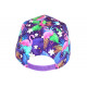 Casquette Enfant Flamants Roses Violette NY Baseball de 7 a 11 ans Casquette Enfant Hip Hop Honour