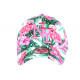 Casquette Enfant Flamants Roses Verte NY Baseball de 7 a 11 ans Casquette Enfant Hip Hop Honour