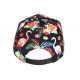 Casquette Enfant Flamants Roses Noire NY Tropicale de 7 a 11 ans Casquette Enfant Hip Hop Honour