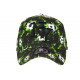 Casquette Enfant Football Verte et Noire NY Baseball de 7 a 11 ans Casquette Enfant Hip Hop Honour