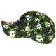 Casquette Enfant Football Verte et Noire NY Baseball de 7 a 11 ans Casquette Enfant Hip Hop Honour