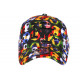 Casquette Enfant Football Rouge et Bleue NY Baseball de 7 a 11 ans Casquette Enfant Hip Hop Honour