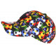 Casquette Enfant Football Rouge et Bleue NY Baseball de 7 a 11 ans Casquette Enfant Hip Hop Honour