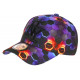 Casquette NY Football Orange et Violette Fashion Baseball Footkyx CASQUETTES Hip Hop Honour