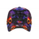 Casquette NY Football Orange et Violette Fashion Baseball Footkyx CASQUETTES Hip Hop Honour