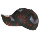 Casquette Enfant Orange Noire Originale Badyx NY Baseball de 7 a 12 ans Casquette Enfant Hip Hop Honour